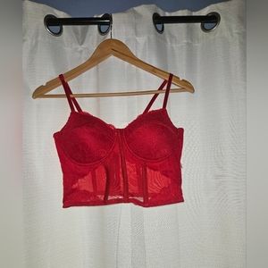 Red Corset Top